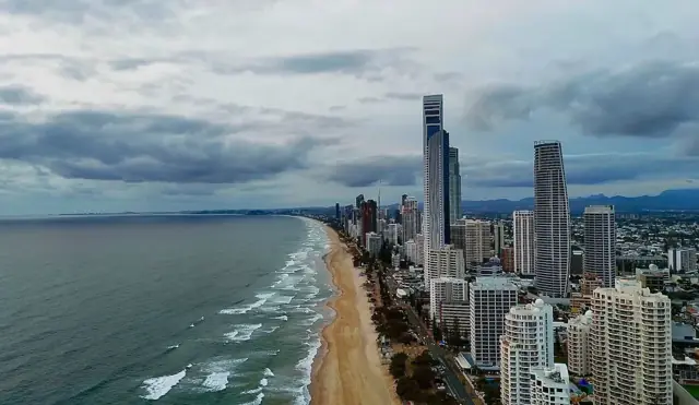 Surfers Paradise from the air
